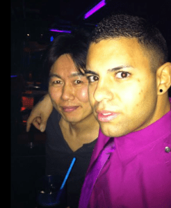 My co-worker and a Korean friend