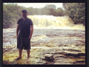 In front of Falls